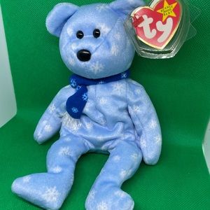 “1999 HOLIDAY TEDDY” Ty Beanie Babies /Collectible/Toys/Stuffed Animals/Retired